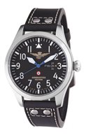 Watch Aeronautica Militare Man Aviator Quartz Day Date in Steel AVQ1C1 - AVQ1C1